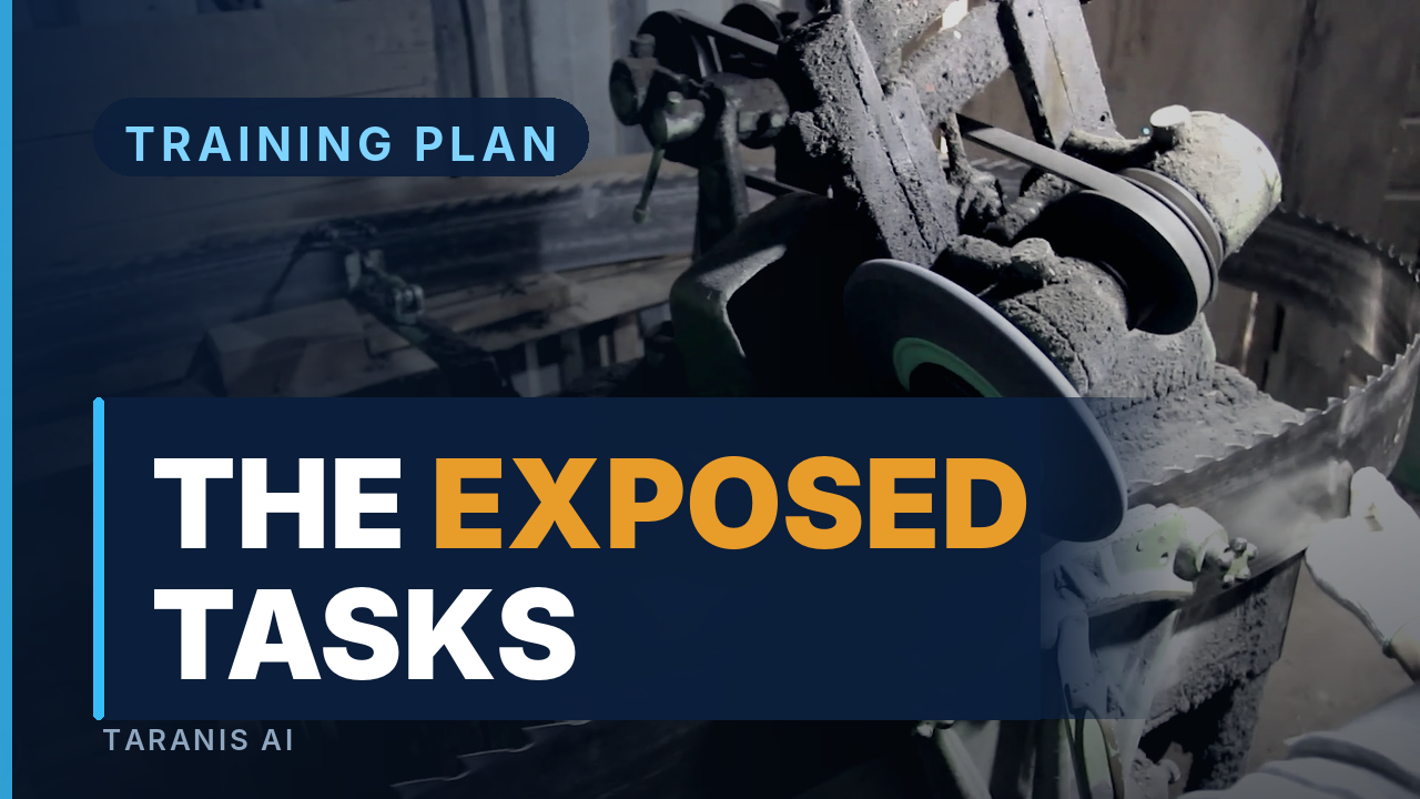 Video thumbnail: Does your training plan cover the tasks where a mistake costs dearly? — TARANIS AI